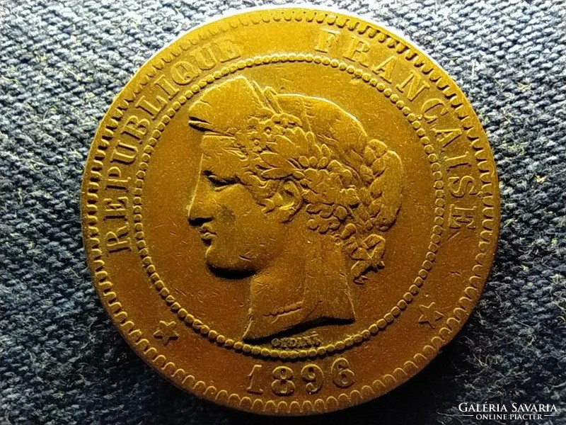 Franciaország Harmadik Köztársaság 10 Centimes 1896 A (id77404)