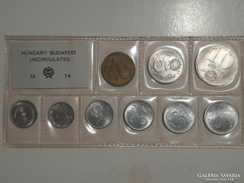 Hungarian monetary series 1974 in original case