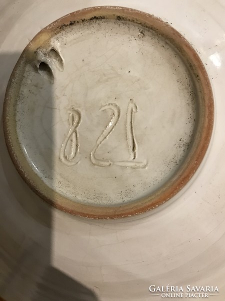 Mid-century applied art ceramic bowl