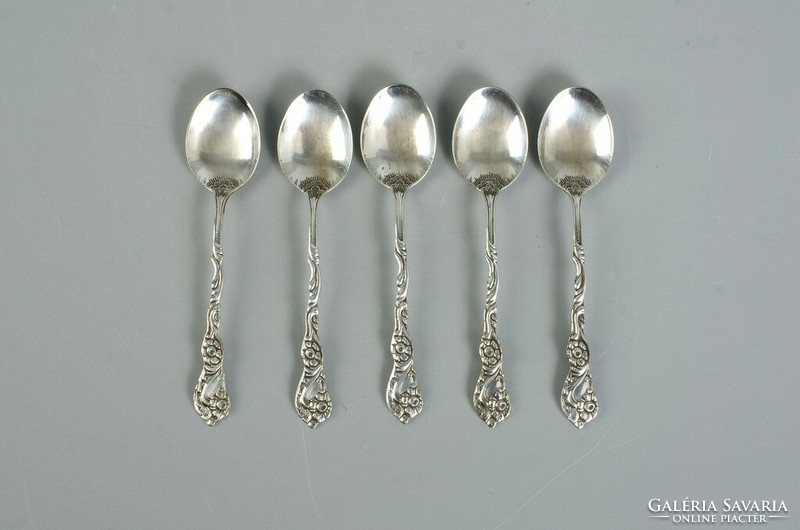 Old silver plated coffee spoon nils johan e.P.Ns alp