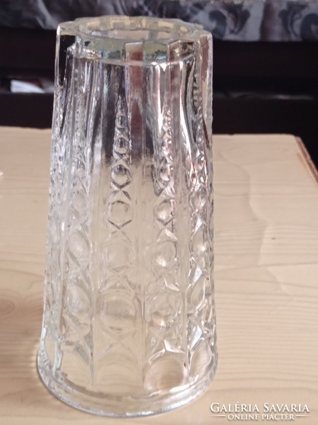 Sale!! 20 Cm high retro glass vase