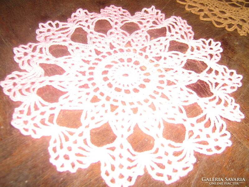 Cute antique hand crocheted tablecloths at a very cheap price