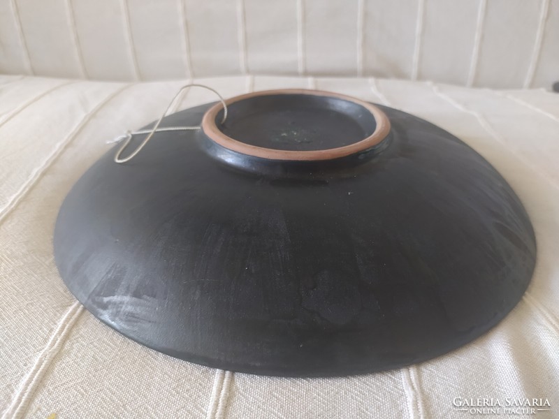 Applied art decorative bowl - rarer, collector's item, marked, flawless, 30 cm