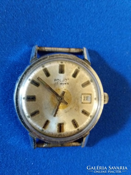 Old Poljot men's mechanical watch overdrawn as shown in the pictures