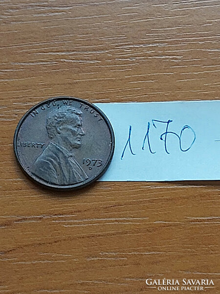 USA 1 CENT 1973 D, 1170