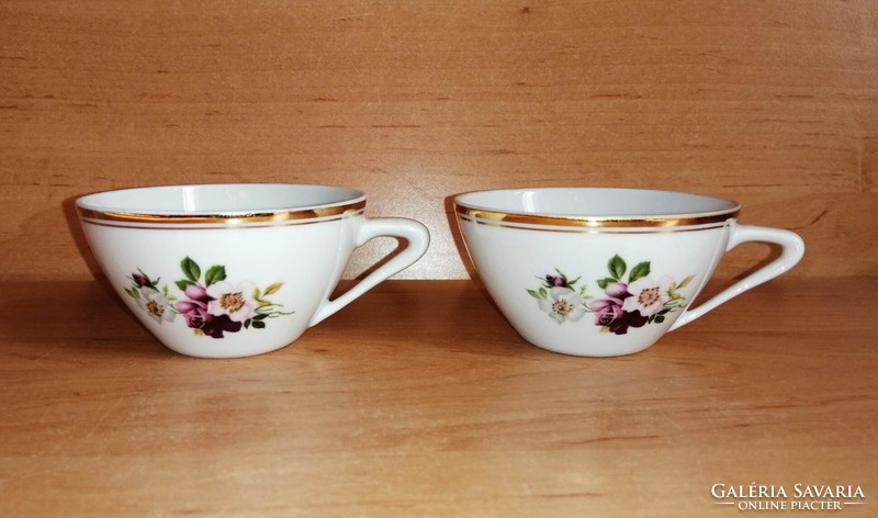 Hölóháza porcelain pink coffee cup in a pair (0-4)