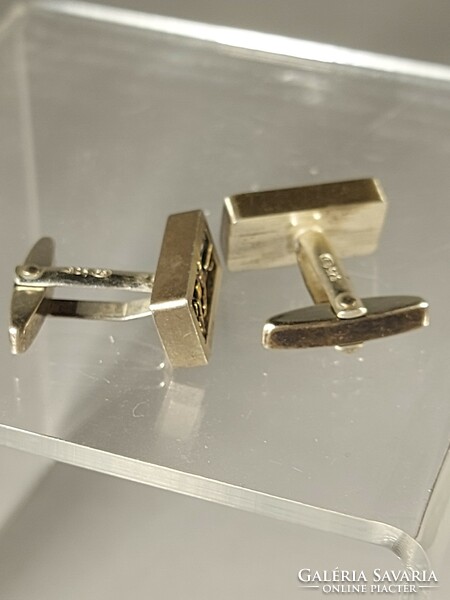 Silver cufflinks