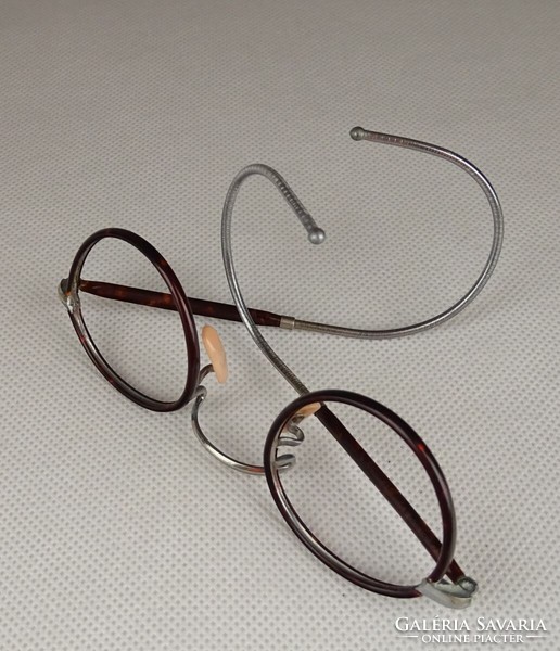 1E257 antique tortoise shell pattern glasses frame