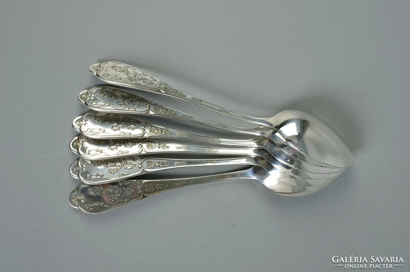 Russian silver-plated spoons 6 pcs.