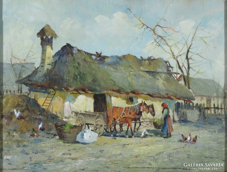 György Németh: farmyard