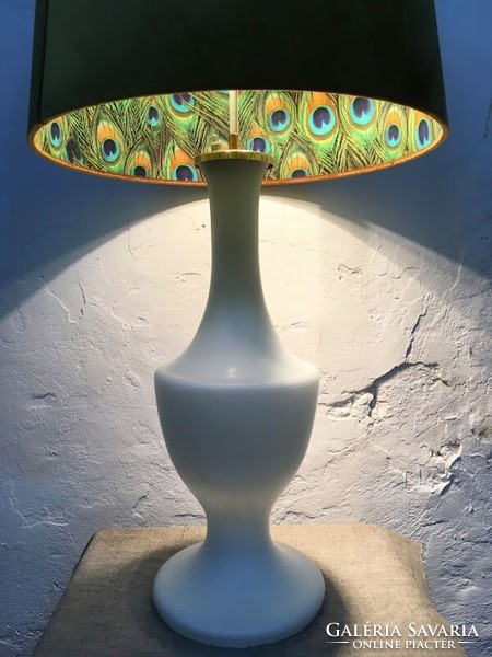 Mid-century modern tejüveg lámpa, design búrával, 1960's - 51077