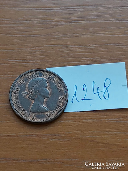 Canada 1 cent 1958 ii. Elizabeth 1248