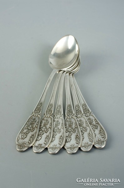 Russian silver-plated spoons 6 pcs.