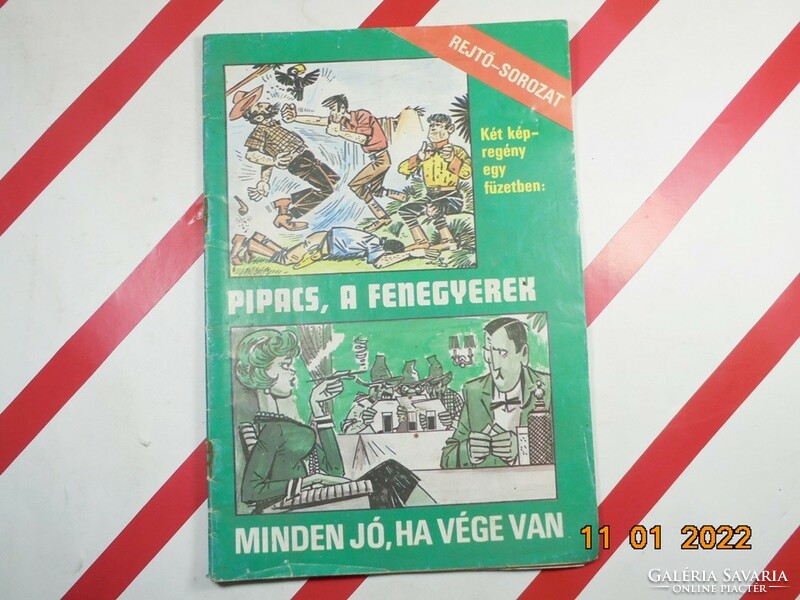 Rejtő-sorozat Pipacs, a fenegyerek Minden jó, ha vége van képregény, keresztrejtvények