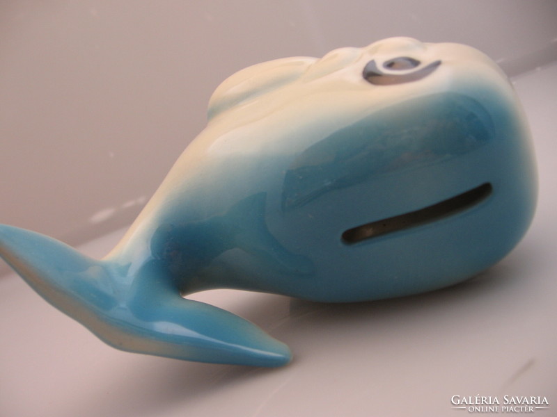 Bébi delfin forma porcelán persely