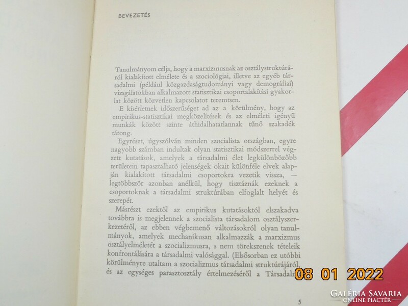 Szociológiai tanulmányok Hegedűs András: A szocialista társadalom struktúrájáról