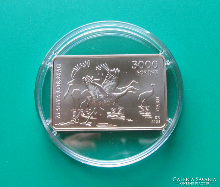 2023 – Hortobágy National Park – 3000 ft non-ferrous metal commemorative coin, bu – in capsule - with mnb description