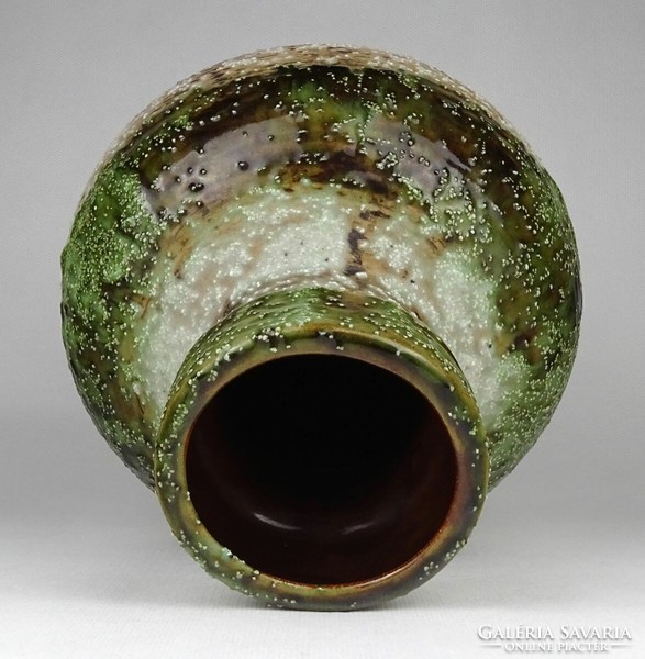 1M841 Retro jelzett mid century Carstens-Tonnieshof német iparművész kerámia váza 20.5 cm