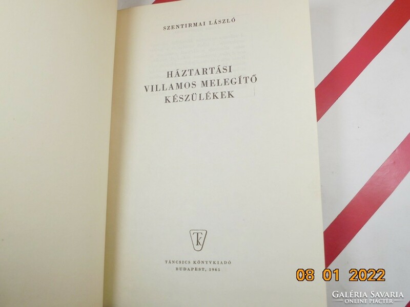 Szentirmai László: Háztartási villamos melegítő készülékek