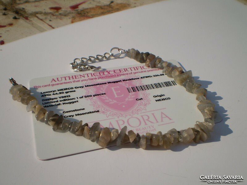 Action!! Mexican moonstone adjustable bracelet