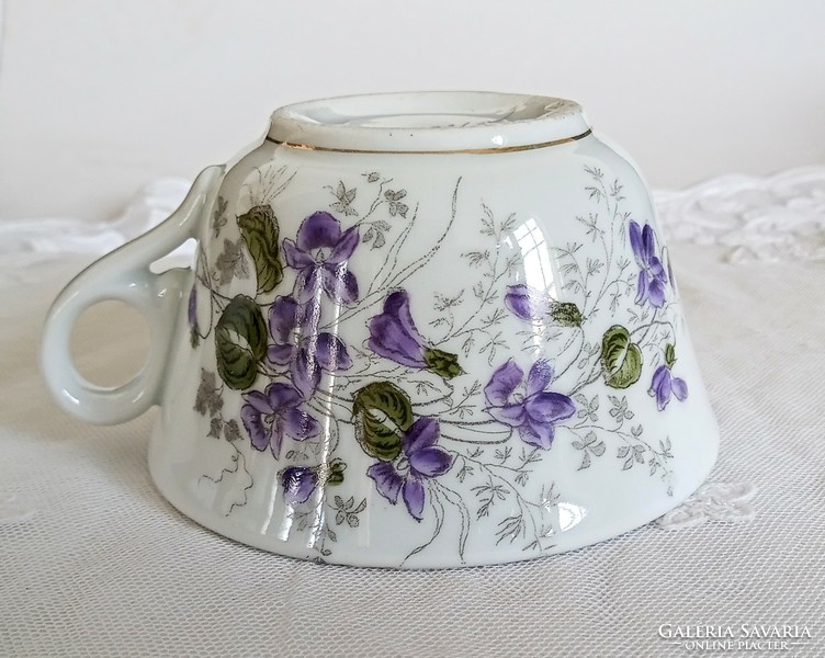 Antique violet coke cup 11.3X6.3Cm