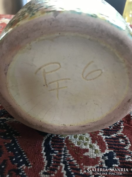 Péter Ferenc retro ceramic vase