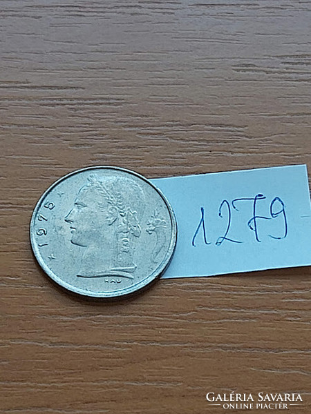 Belgium belgique 1 franc 1975 1279