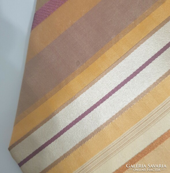 Hugo boss yellow striped silk tie, vintage