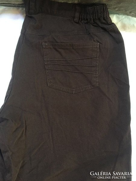 Dark brown canvas pants, unbranded