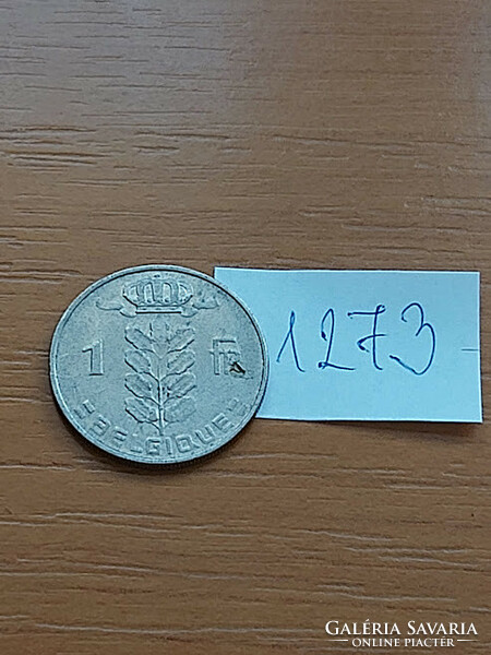 Belgium belgique 1 franc 1966 1273