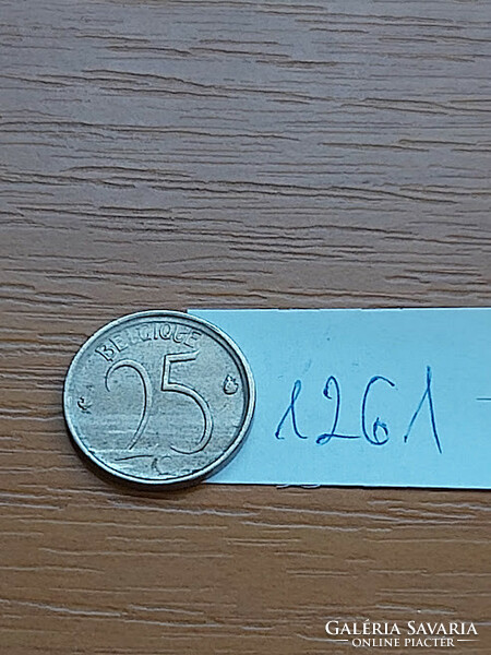 Belgium belgique 25 centimes 1969 1261