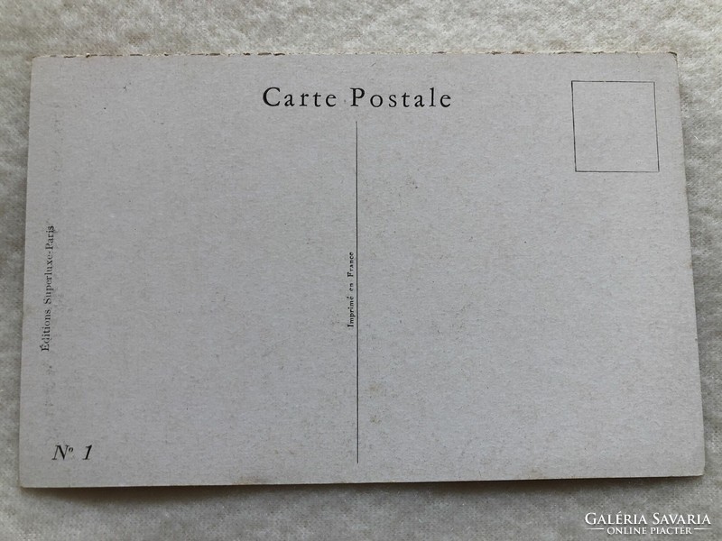 Antik, régi képeslap - Postatiszta                              -6.