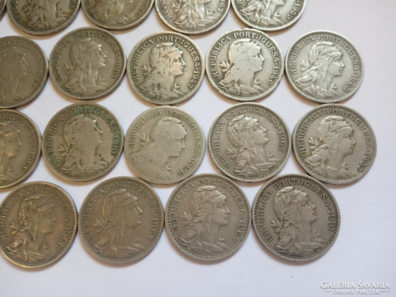 30 darab 50 Centavos 1927- 1968  Portugália !