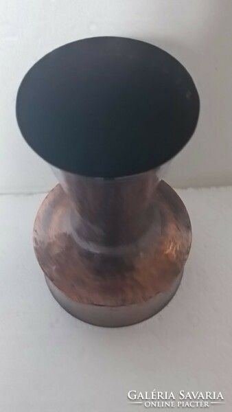 Mcm retro vintage smashing László vase hammered