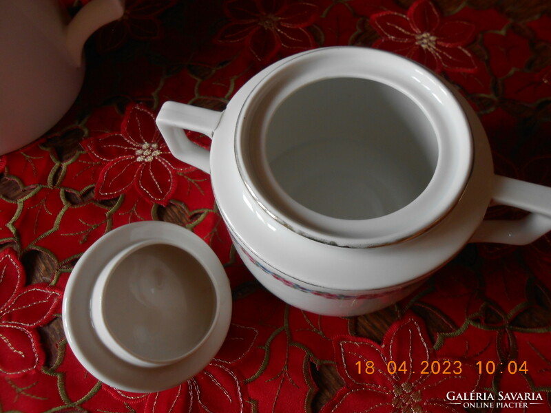 Zsolnay antik tea kiöntő és cukortartó