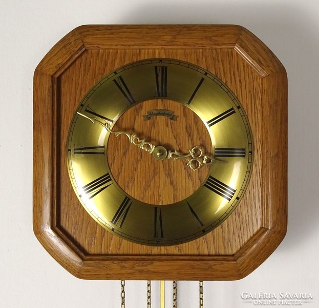 1M742 emil schmeckenbecher pendulum two-weight wall clock