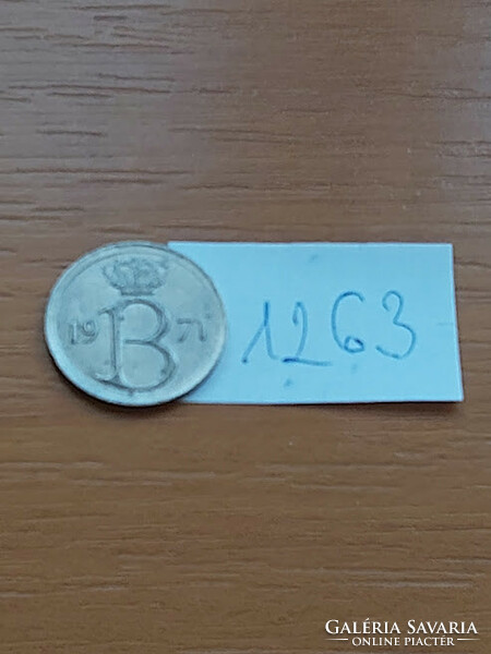 Belgium belgique 25 centimes 1971 1263