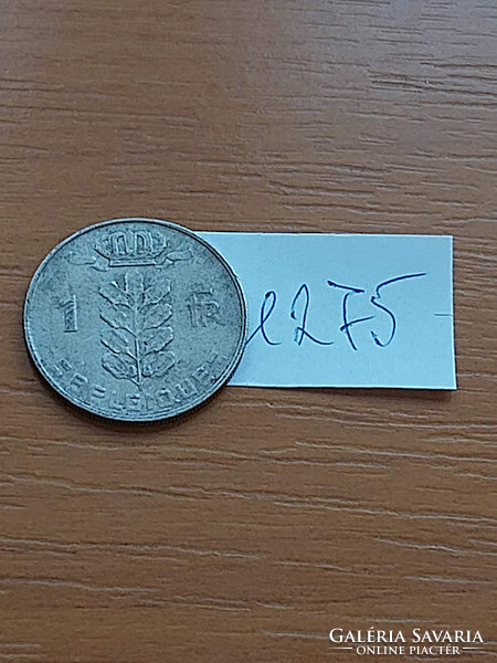 Belgium belgique 1 franc 1969 1275