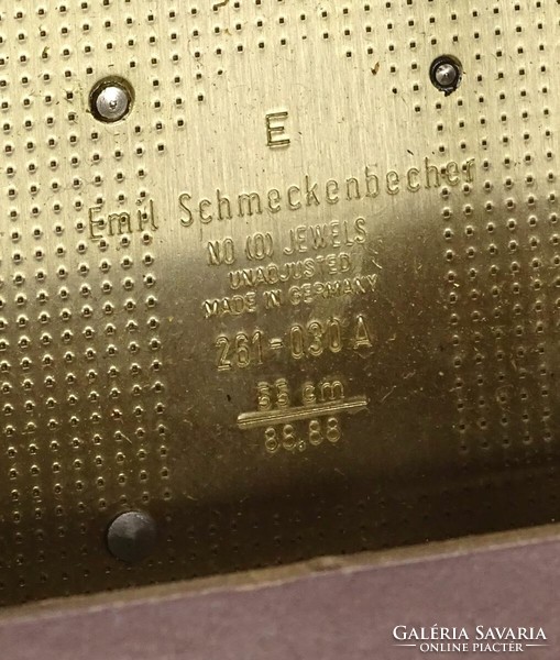 1M742 Emil Schmeckenbecher ingás kétsúlyos falióra