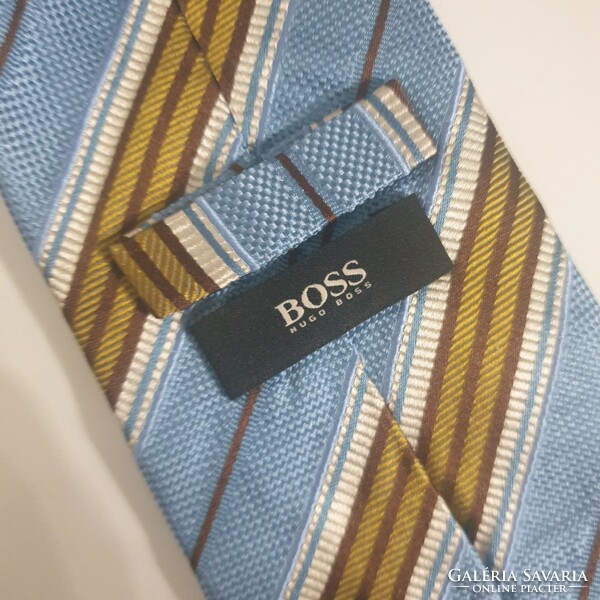 Hugo boss striped silk tie, vintage