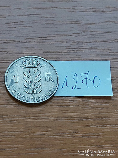 Belgium belgique 1 franc 1951 1270