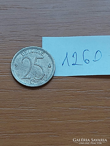 Belgium belgique 25 centimes 1968 1260