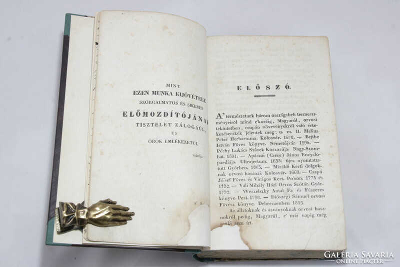 1835 - Mihály Kováts - Hungarian pharmacy i-iii complete copy - extremely rare book!