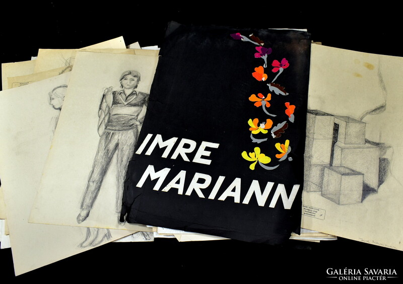 Imre Mariann (1968) cca 200 DARAB GRAFIKA (!)