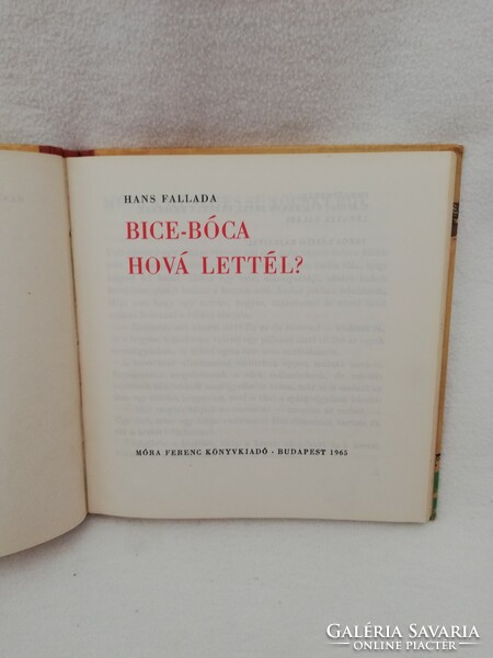 Hans Fallada: Bice-bóca hová lettél? 1965-ös kiadás
