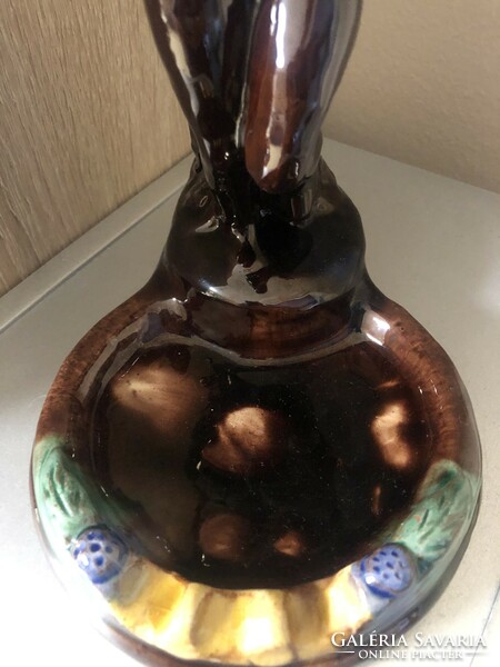 Ceramic ashtray female nude.