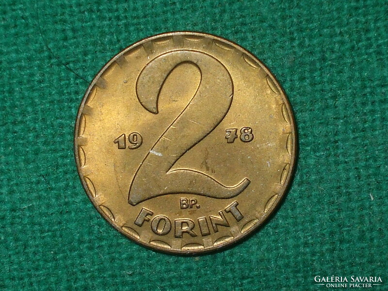 2 Forint 1978! It was not in circulation! It's bright!