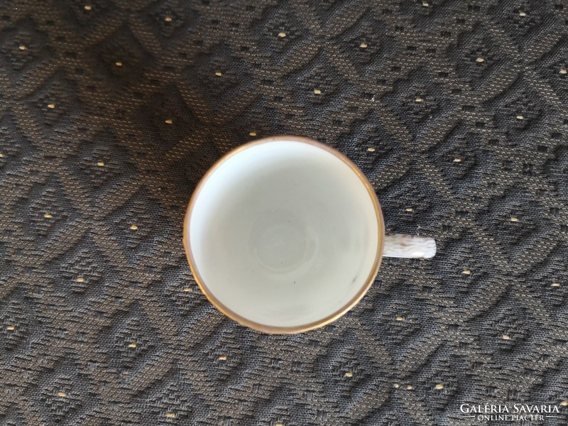 ANTIK Herendi kávés csésze, 1899. Jubielumi farkasos jelzéssel! Farkasházy Fischer Jenő