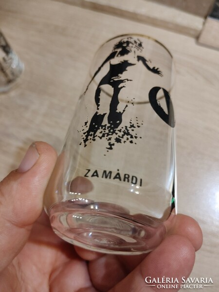 4 db  BALATON Siófok  Zamárdi Révfülöp  pohár készlet sörös poharak