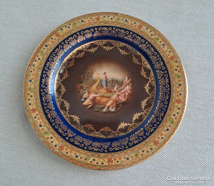 Antique altwien - scene plate